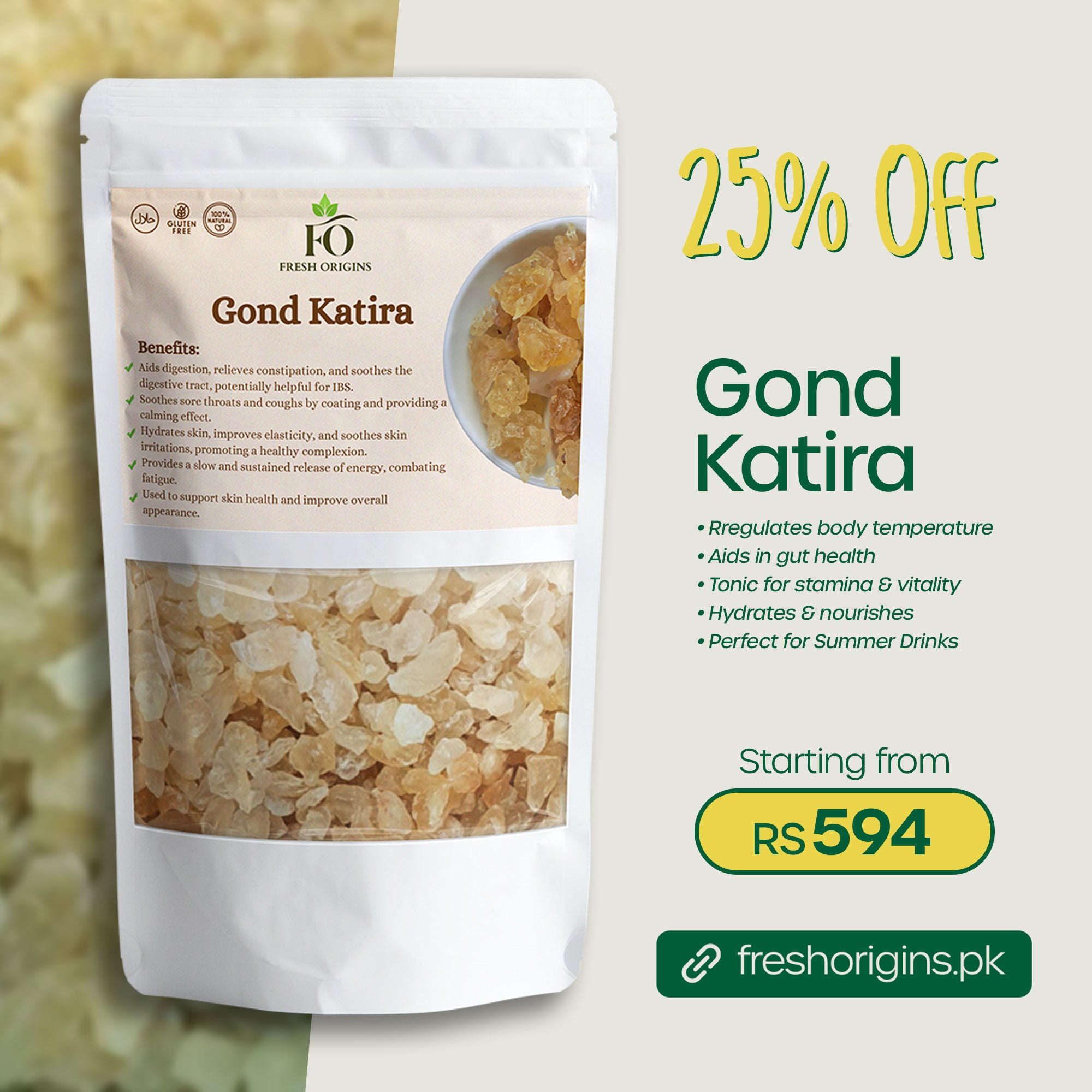 Organic Gond Katira