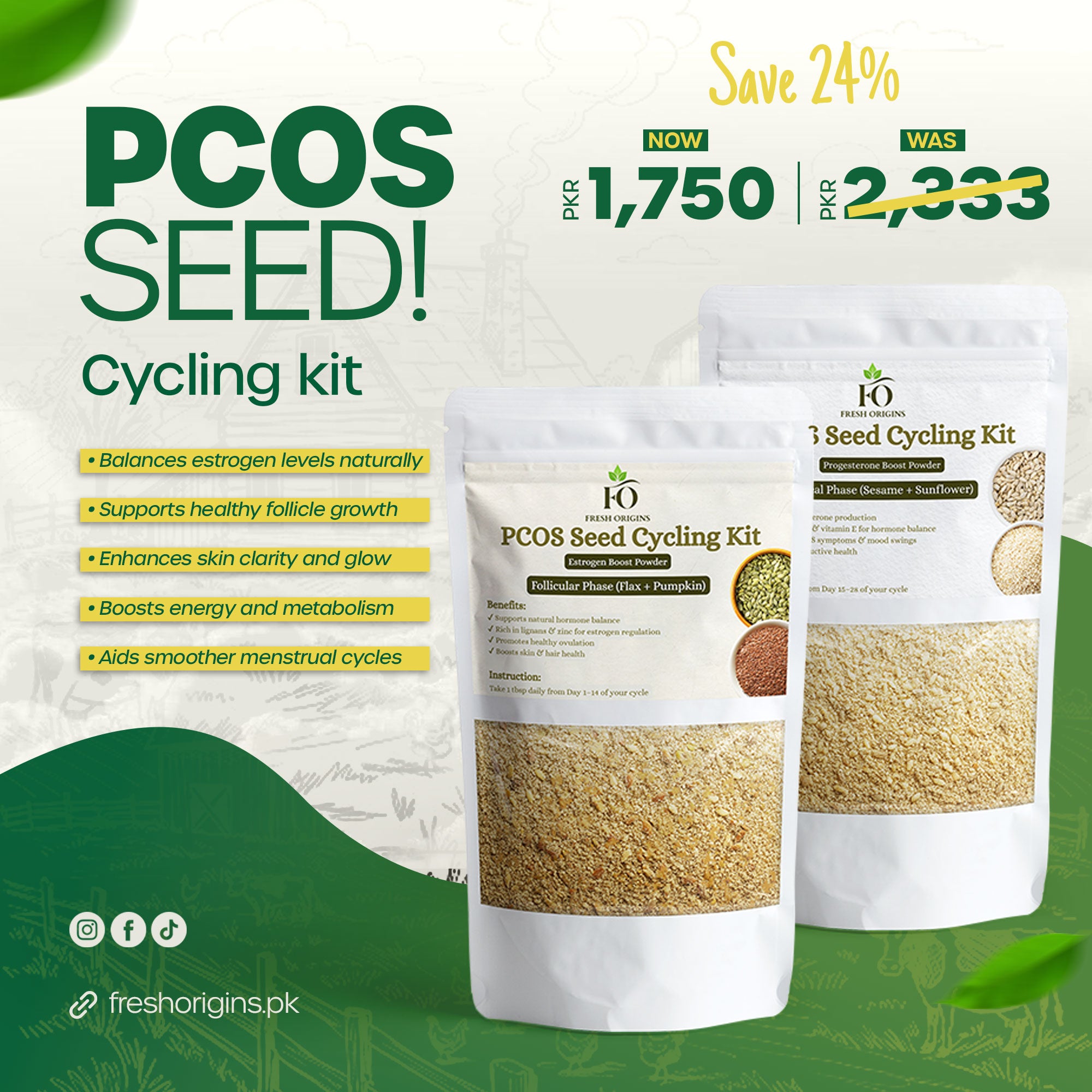 PCOS Seed Cycling Kit
